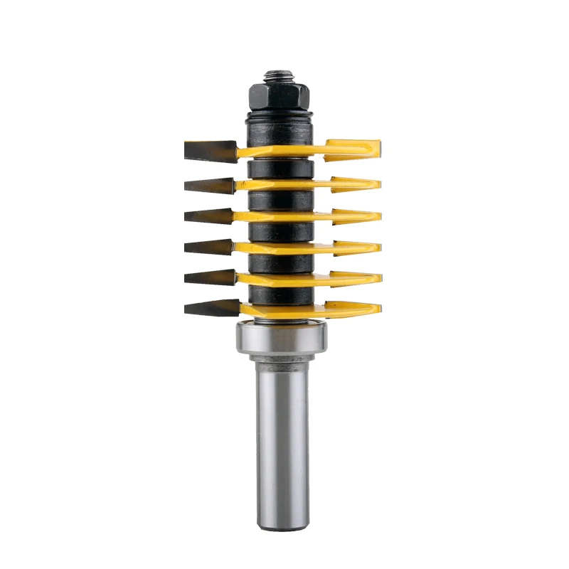 

2Pc 1/2 Inch Shank Adjustable Box & Finger Joint Router Bit Set C3 Tipped Wood Cutting Tool Woodworking Router Bits