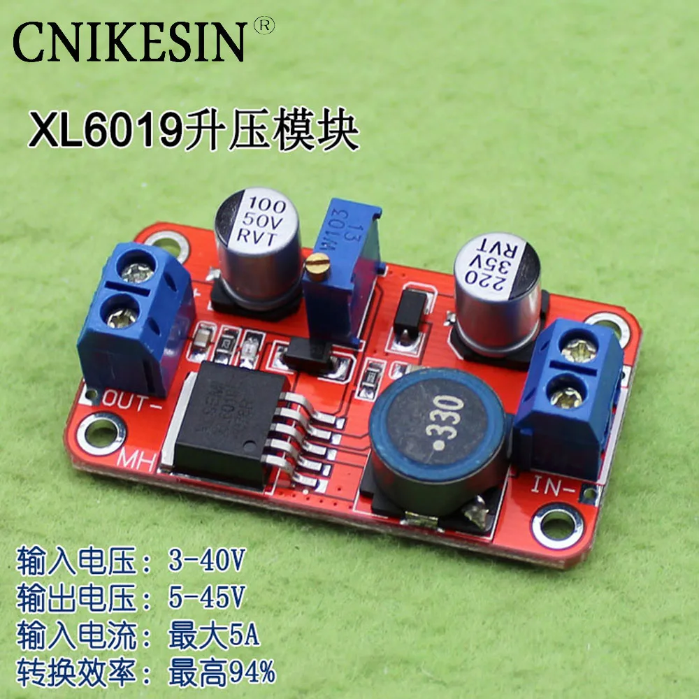 Cnikesin DC Повышение модуль питания xl6019 напряжения стабилизированный источник Выход