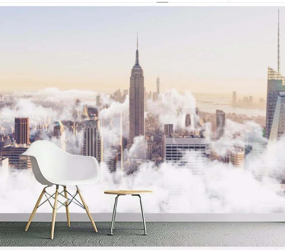 Beibehang Custom Large Fresco 3d Photo Wallpapers Abstract City Sea Of  Clouds Scenery Living Room Background Wallpaper 3d Murals - Wallpapers -  AliExpress