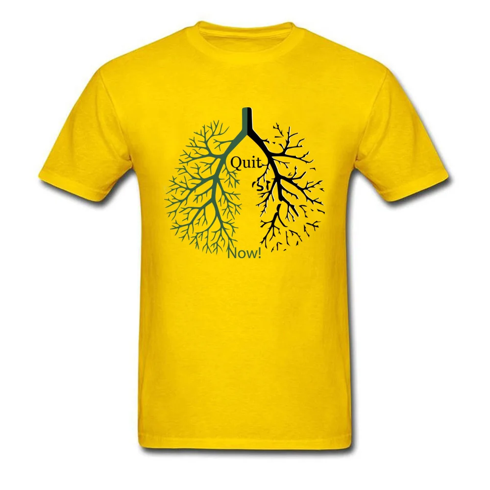 Quit Now Casual Short Sleeve Tops Shirt April FOOL DAY Round Neck All Cotton Mens T Shirts Casual Sweatshirts Hot Sale Quit Now yellow