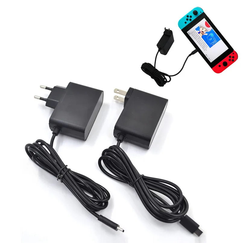 

New Arrivals EU/US Plug AC Adapter Travel Charger Adapter Power Supply for Nintendo Switch NS 40NT27