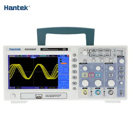 

Automatic Measurements 200MHz 1GSa/s 7' TFT LCD Record Length 24K DSO5202P 2 Channels Digital Storage Oscilloscope