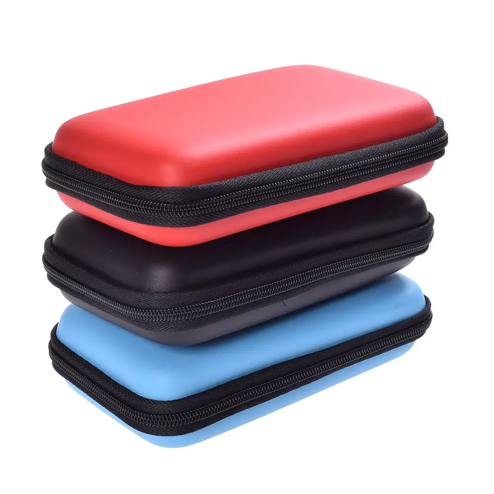 

Zipper Earphone Case Leather Earphone Storage Box Portable USB Cable Organizer Carrying Hard Bag For Coin Memory Card