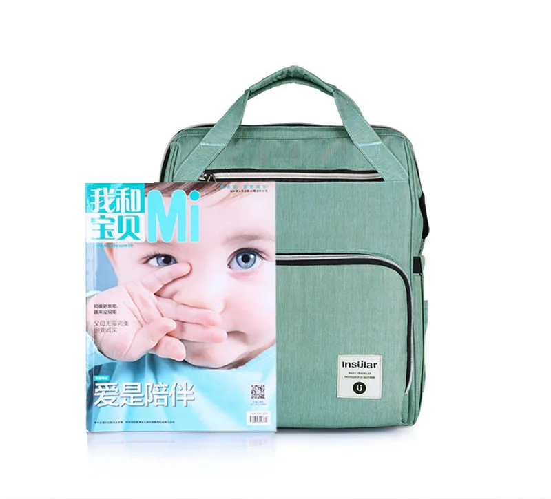 Новая Большая вместительная сумка для мам, Детская сумка для пеленки, многофункциональная сумка для кормления, рюкзак уход за ребенком, Удобная дорожная сумка для мам