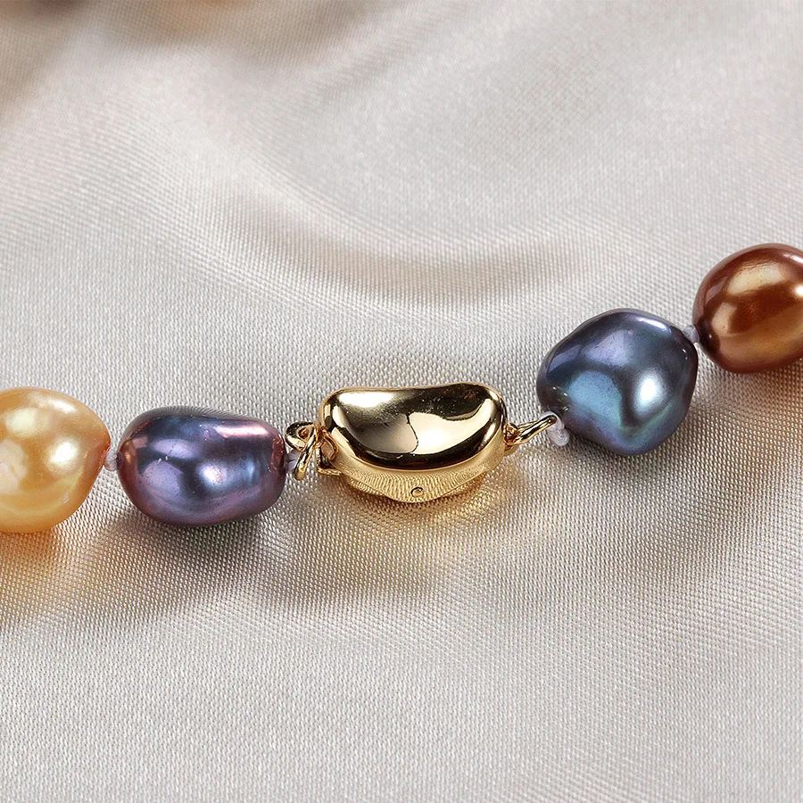 Новое поступление, уникальное барочное ожерелье, натуральный пресноводный жемчуг, ювелирное изделие, Роскошный Жемчужный чокер, женское ожерелье, ожерелье