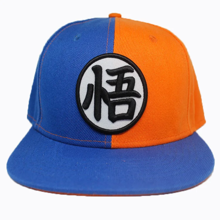 Кепки в стиле хип-хоп козырек плоский dragon ball z хип хоп Регулируемые простые мужские шапки