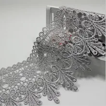 3 yards 8.5 cm Lace Trim Applique 9 Colors Polyester for Clothes Home Textiles Apparel Sewing Strip Trimmings Fabric