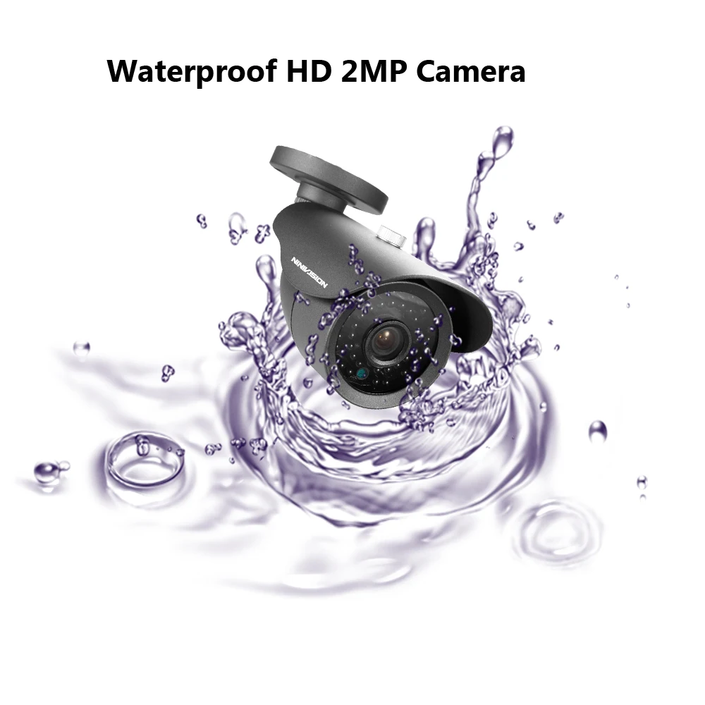 HD 8CH 1080P CCTV Security System 8PCS 3000TVL IR Outdoor AHD 1080N Video Surveillance 2.0MP Security Cameras 8 channel DVR Kit