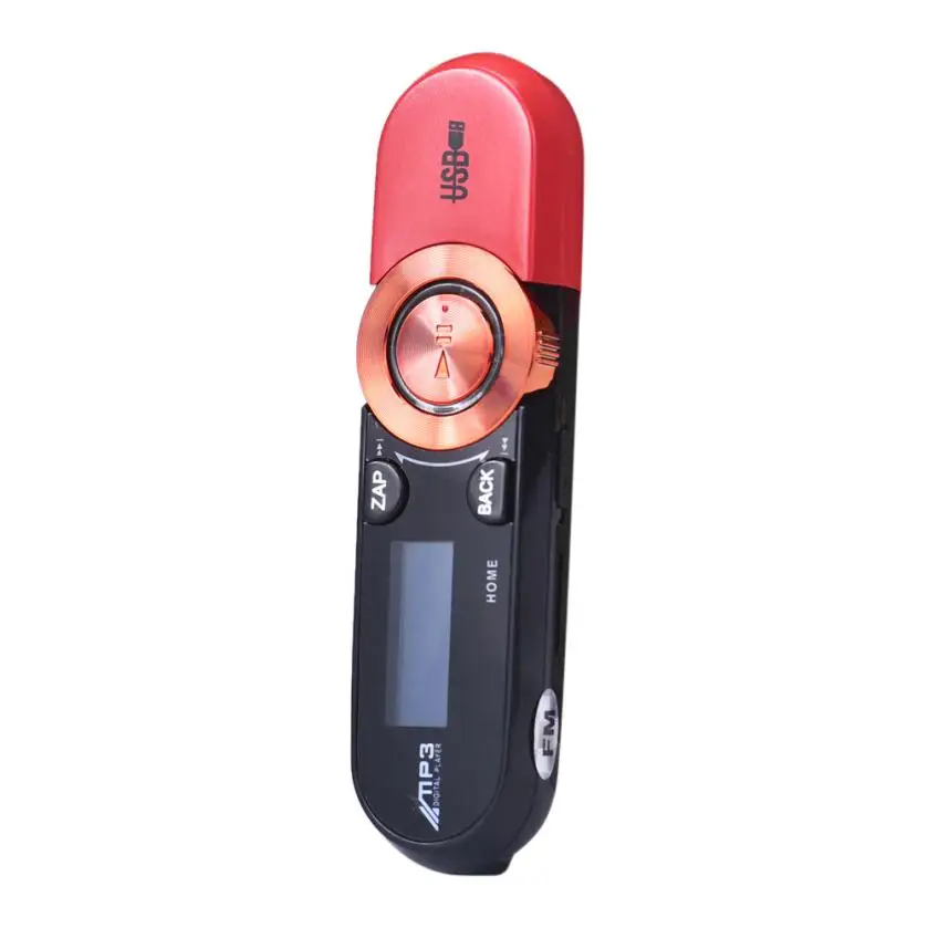 Новый модный мини Usb плеер ЖК экран с 16 Гб Поддержка флэш TF mp3 музыкальный радио l0820