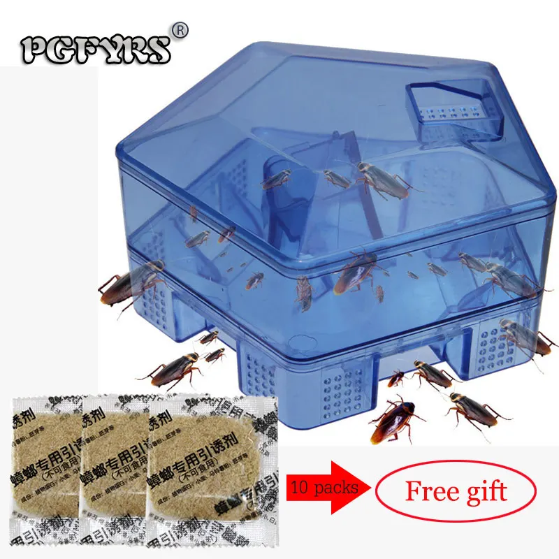 

NEW Cockroach Trap sixth Upgrade Safe Efficient Anti Cockroaches Killer Plus Large Repeller No Pollute For Home Office Kitchen