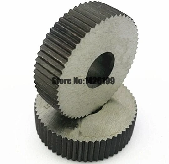 

2PCS High Speed Steel 0.6mm/0.8mm/1.0mm/1.2mm/1.5mm/1.8mm/2.0mm Pitch Tool Straight /Diagonal Coarse Knurl Wheel Knurling Roller