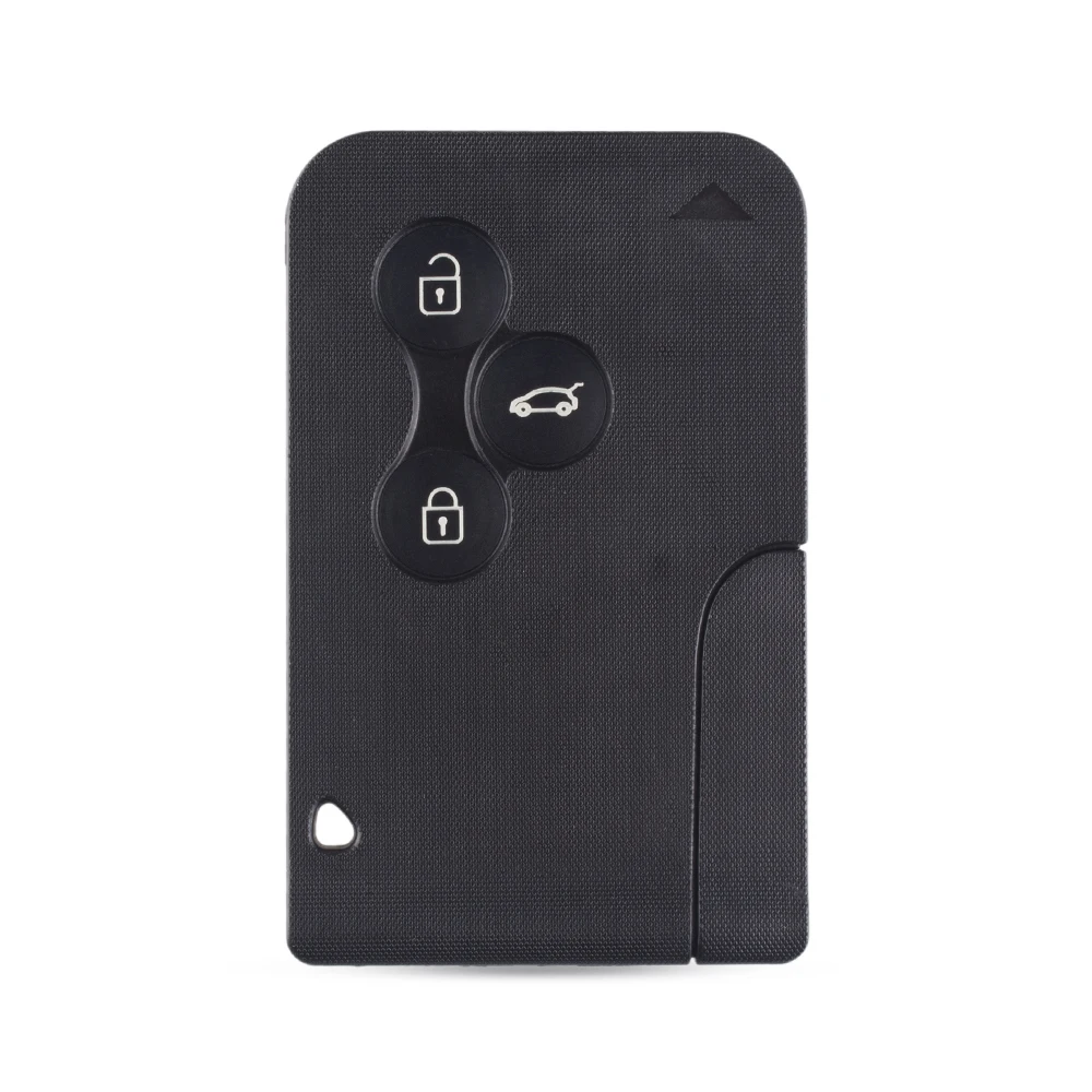 KEYYOU 3 Смарт-карта с кнопками чехол для ключей для Renault Clio Logan Megane 2 3 Koleos Scenic Card Case Autos Car Key Fob Shell