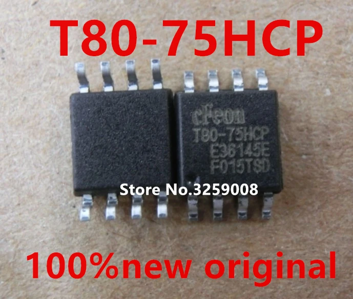 T80 75HIP EN25T80 75HCP 100% new imported original 10PCS|10pcs ...
