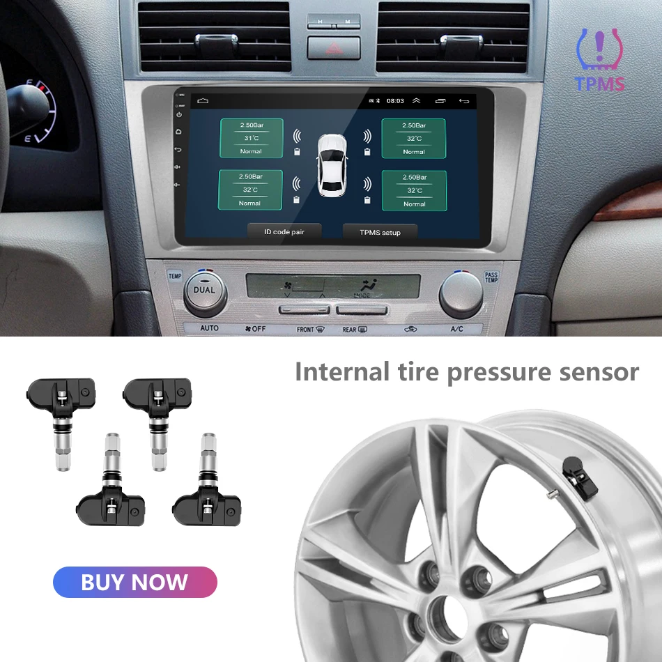 Top Jansite 9" Car Multimedia Player for Camry 2007 2008 2009 2010 2011 TOYOTA IPS Car Radio 4G Android WIFI Navigation Bluetooth 14
