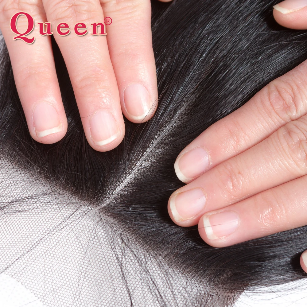 Королевские волосы перуанские 3/4 пучков с закрытием Remy волнистые человеческие волосы пучки с бесплатной/средней/три части закрытия