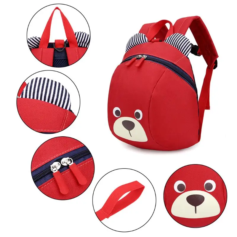 

Cute Bear Small Toddler Backpack with Leash Children Kids Backpack Bag for Boy Girl