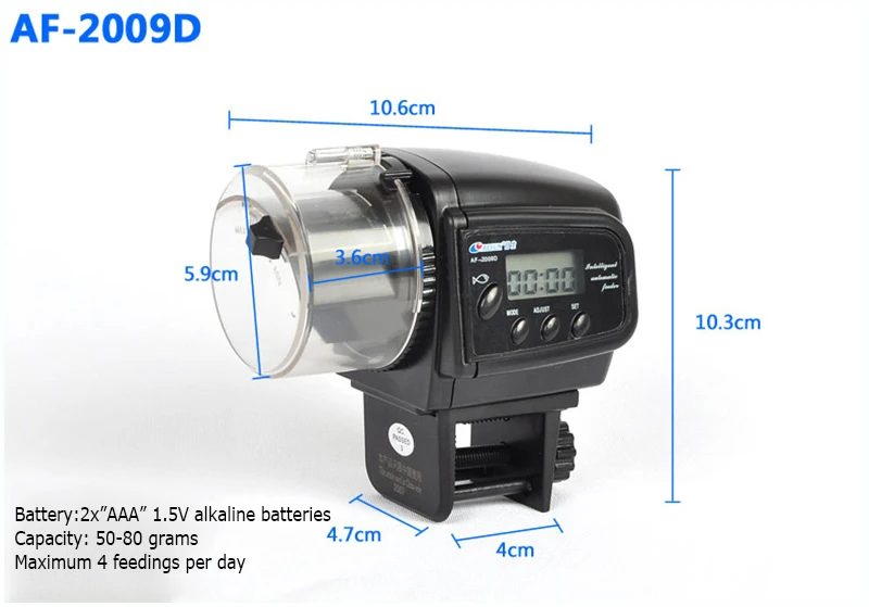 Аквариумный бак, автоматическая подача рыбы, цифровой ЖК-таймер, подача пищи, электронный таймер подачи рыбы, 1 шт