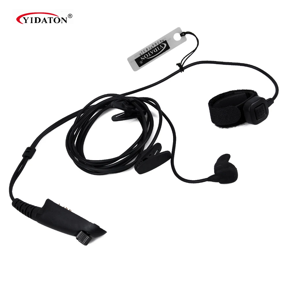

Ear Bone Earpiece Finger PTT Headset for Motorola GP328 GP338 GP340 GP380 HT1250 PRO5150 PTX 760 PTX780 Two Way Radio