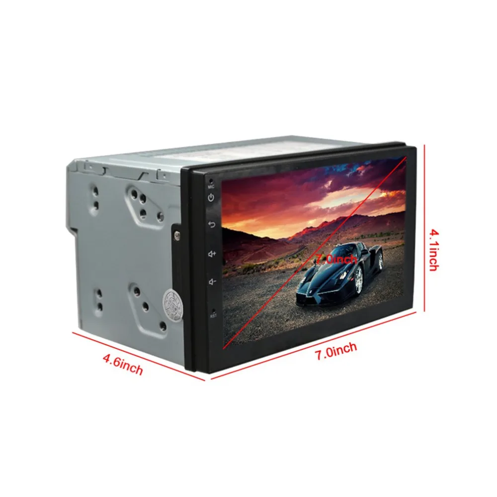 

Full Touch 2 DIN 7inch Control System Bluetooth Car Kit MP5 Player Stereo Radio GPS WiFi With Rear Camera For Android 7.1