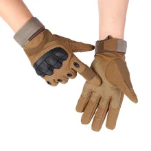 Охотничьи перчатки Военная армия Пейнтбол полный палец перчатки сенсорный экран тактические перчатки стрельба противоскользящие резиновые костяшки