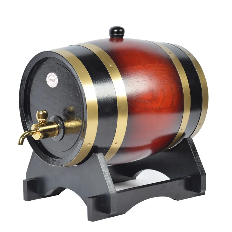 

Free shipping 10L oak barrel wine bucket wine bucket beer wool oafishness bucket wine liner
