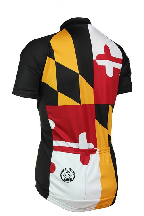 Maryland State Flag Men's Cycling Jersey 2