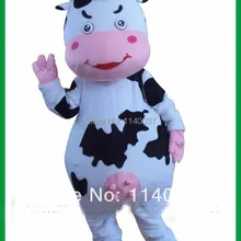 Талисман Milkcow молочный Крупный рогатый скот молочный корова костюм талисмана мультяшный персонаж Молочная Корова косплей карнавал костюм