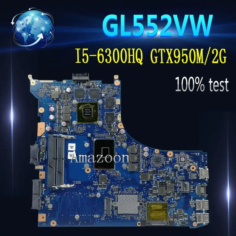 Amazoon ROG GL552VW REV2.1 материнская плата для ноутбука ASUS GL552VX ZX50V протестированный