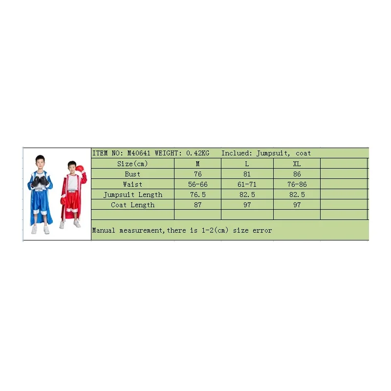Детский костюм для мальчиков, красный, синий, Рокки Бальбоа боксерский костюм, одежда, комбинезон с накидкой, кино, боксерский халат, костюм для вечеринки