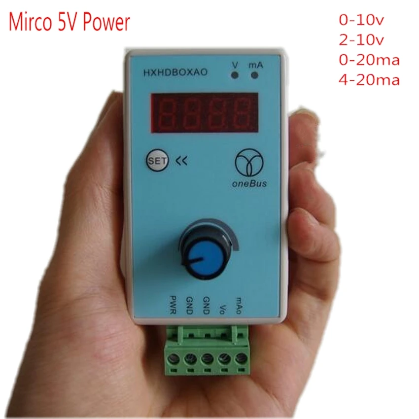 Handheld Current Voltage Signal Generator Analog Simulator Output 0-10V 0-20mA r 