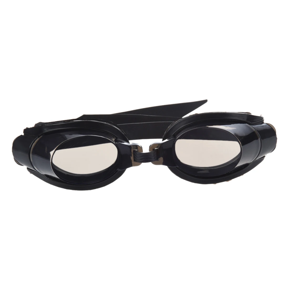 

NOSE&EAR PLUG + BLACK SWIMMING GLASSES SILVER SMOKE ANTIFOG COMFORT