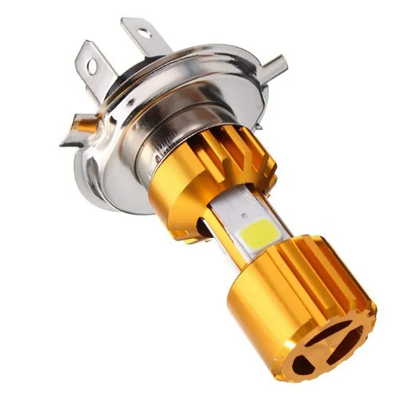 

BA20D / H4 LED COB Motorcycle Bike Hi/Lo Headlight Lamp Bulb DC10-80V 6000K 16W Motorcycle Headlight Bulbs Motorcycle Light