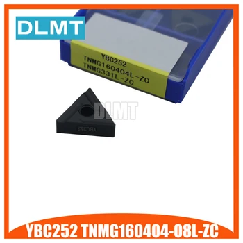 

10PCS TNMG160404-08L-ZC YBC252 Enternal Turning Tools Carbide inserts CNC Tools Lathe tools