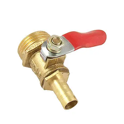 

20mm Male Thread to 8mm Hose Connector Lever Ball Valve