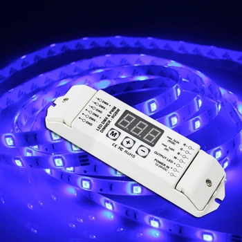 

BC-834 DC12V-24V DMX LED decoder 4CH output DMX512 1990 Dimmer Controller Screen Display For SMD 5050 RGBW LED Strip Lights tape