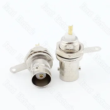 

50pcs/lot BNC Female Panel Welding Plug Monitoring Connector Q950KY