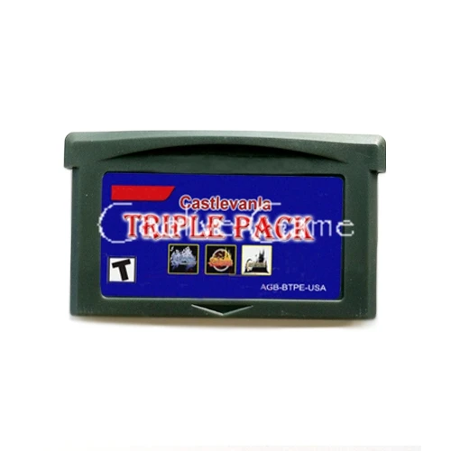 

Castlevania Triple Pack USA Version for 32 Bit Handheld Console Video Game Cartridge Console Card