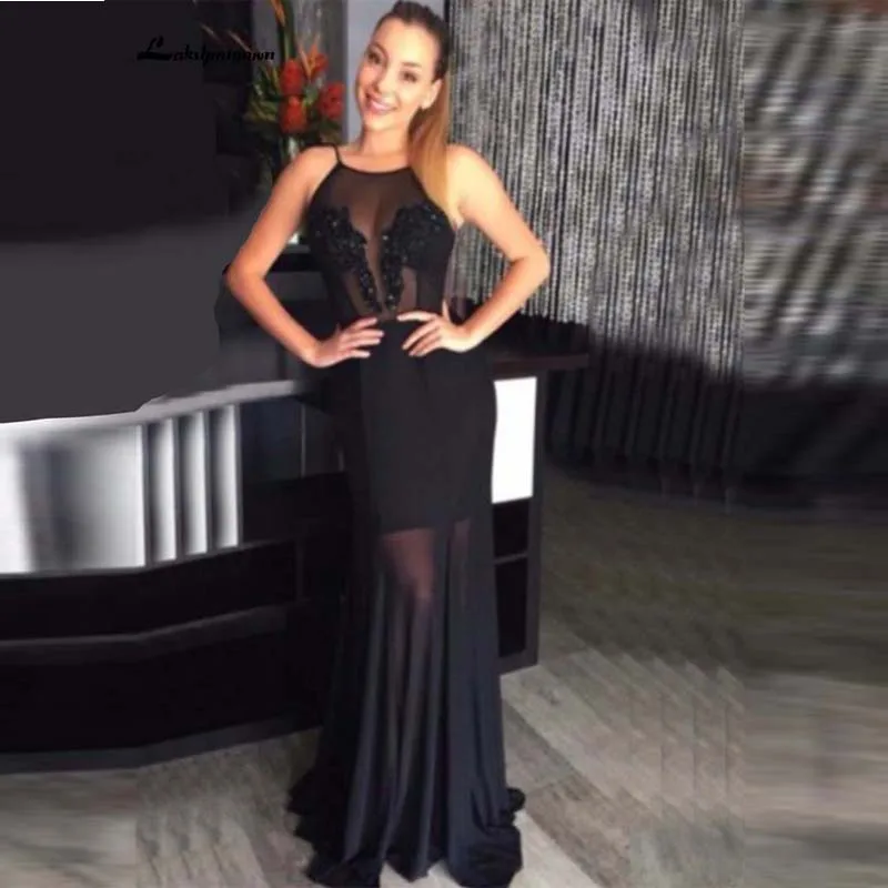 Sexy Black Mermaid Long font b Prom b font font b Dresses b font Backless Formal