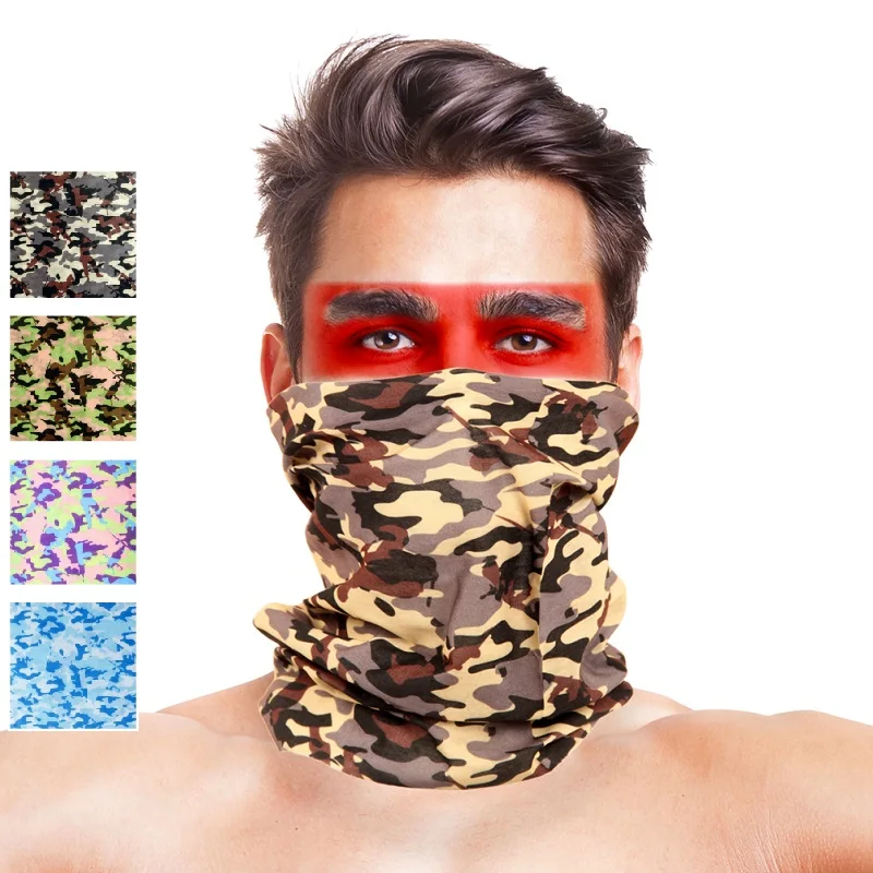 Camo Paisley Bandana Army Headband Camouflage Outdoor Sport Bandana ...