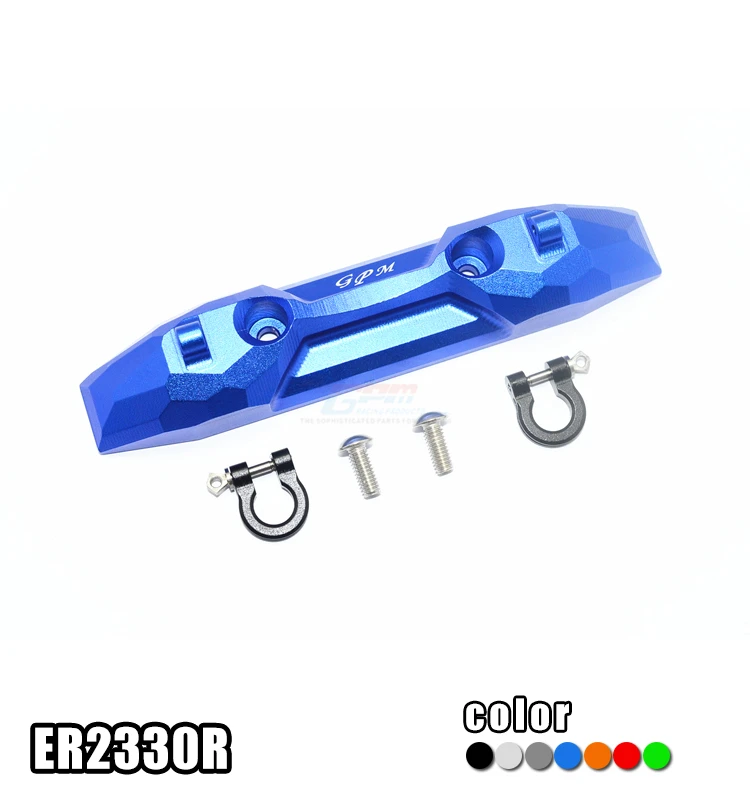 

TRAXXAS E-REVO 2.0 VXL BRUSHLESS 86086-4 ALUMINUM ALLOY REAR BUMPER WITH D-RINGS - SET ER2330R