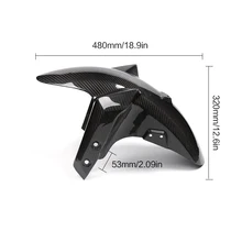 Carbon Fiber Motorcycle Front Fender Mud Mudguard Guard Cover for Yamaha MT09 FZ09 MT-09 FZ-09 2014 2015 2016 2017 2017 for yamaha mt 09 mt09 fz 09 fz09 2014 2015 2016 2017 motorcycle 100% real carbon fiber front fender cover mud mask new
