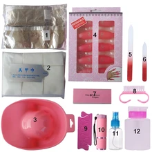 Высокое качество 12 шт./компл. профессиональные кутикулы ногтей машинки Педикюр Маникюр очиститель Уход за лошадьми комплект Средства ухода за мотоциклом инструмент yy-0269