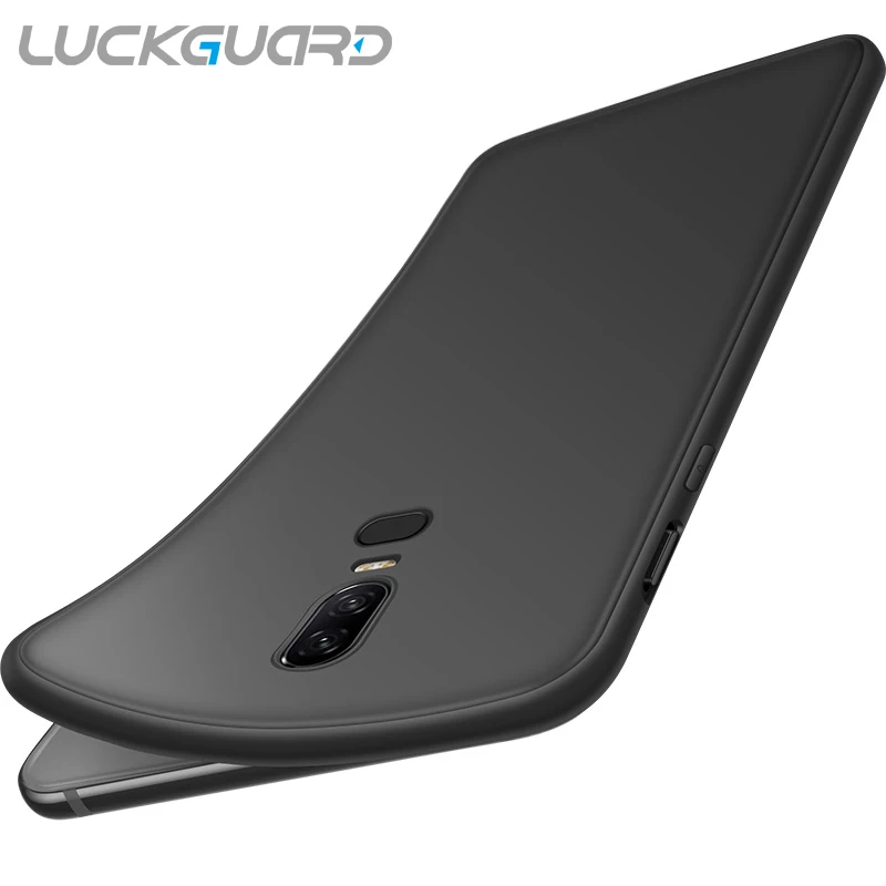 

LuckGuard Oneplus 6 Case Cover One Plus 6 1+6 Ultra Silicone Shockproof Soft Matte Phone Case For Oneplus 5 five One plus 5 5T