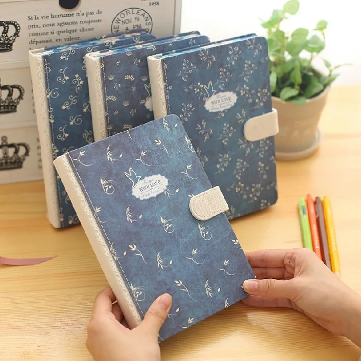 

Blue Bird" Journal Diary Hard Cover Lined Papers Cute Study Working Notebook Notepad Stationery Gift