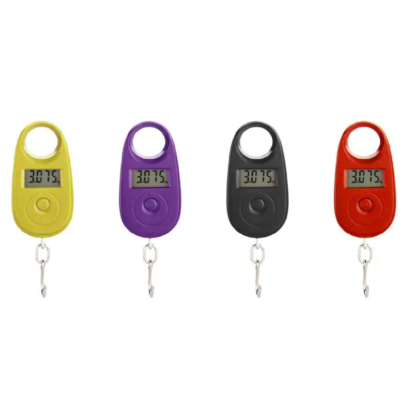 

Colorful 25kg/5g Mini Ultra-Portable Catties Pounds Display Fishing Pocket Scale Electronic Portable Scale Hook Electronic Scale