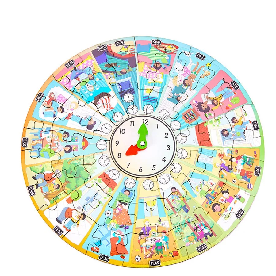 Clock Wooden Puzzle(11)