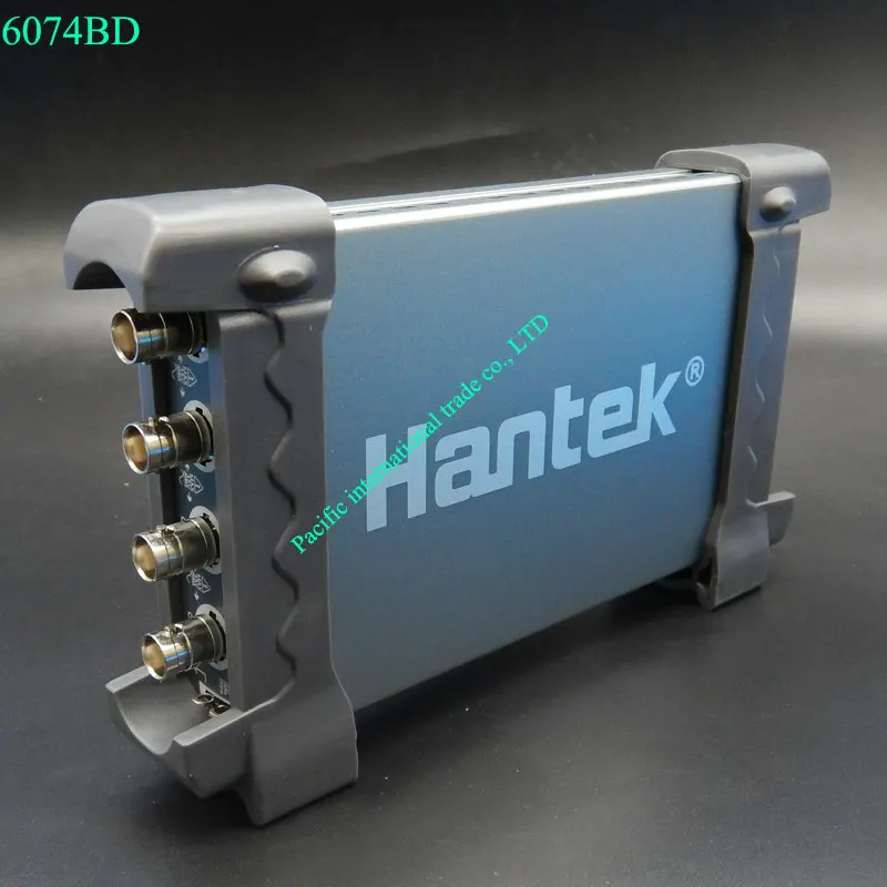 Hantek 6074BD USB 4CH цифровой портативный осциллографы произвольное 70 мГц осциллографа с 25 мГц сигнала Generato