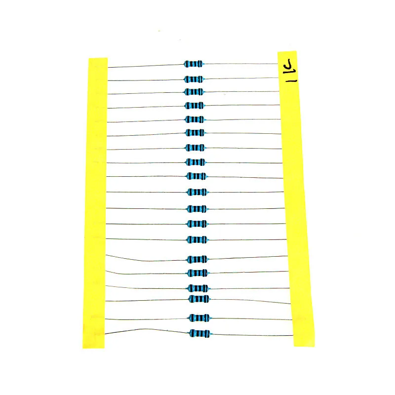 1280 шт. 1/4 Вт металлопленочные резисторы Ассортимент Комплект Набор 64 значений резистора Комплект 1 Ом-10 м ом ResistorH52