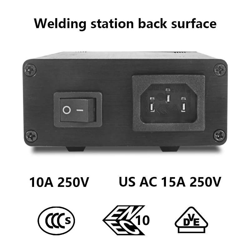 Паяльная станция Handskit T12 220 В цифровая Портативная паяльная Bga с наконечниками