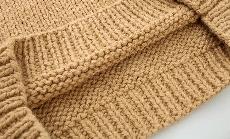 Feitas à Mão de lã Malha da Forma para Mulheres & sobre Tamanho Grossa Soltas Gola Lanterna Manga Pulôver One 100% 15 Moda Feminina